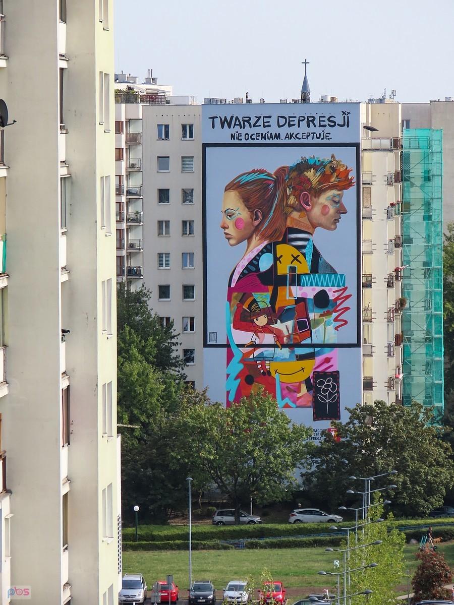 Nowy mural na Imielinie