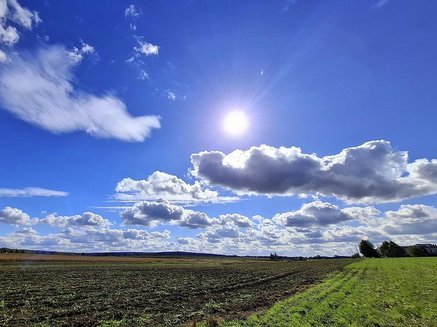 Słoneczny landszafcik