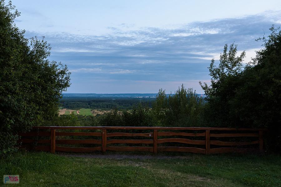 Widok w kierunku Myszkowa spod ruin kościoła Św. Stanisława - Żarki