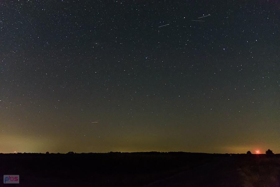 Nocne niebo nad Przyłękiem