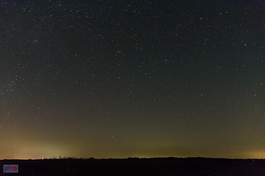 Nocne niebo w Przyłęku