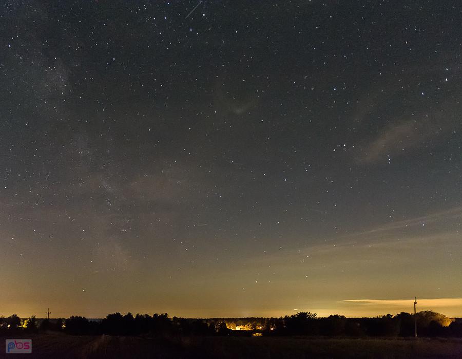 Nocne niebo w Przyłęku