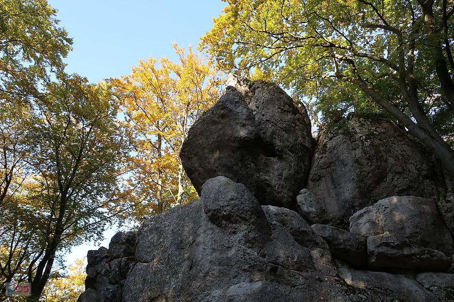 Kolorowe liście nad Pielgrzymem