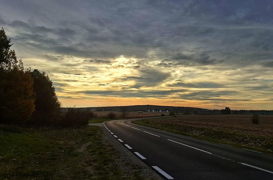 Piękna niebo na klasyku
