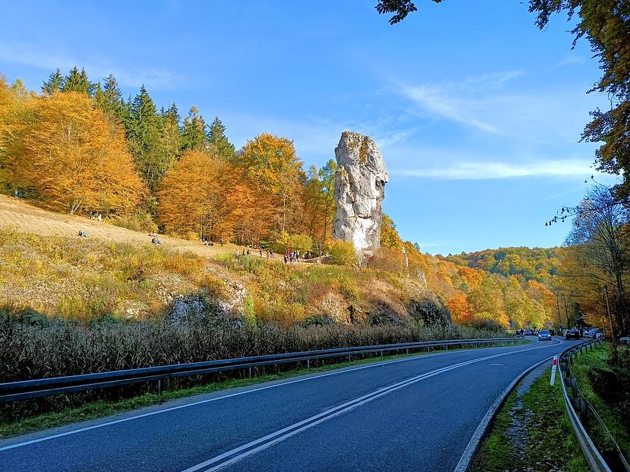 Maczuga Herkulesa w jesiennym wydaniu.