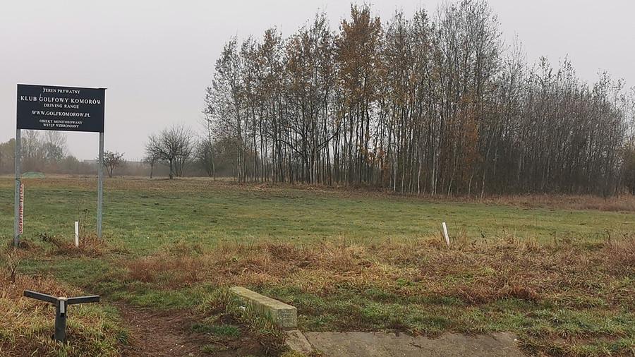 Pole golfowe w Komorowie