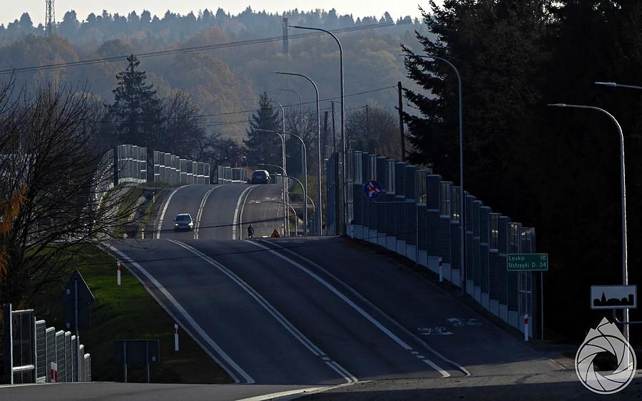 falująca droga w Bieszczady (do Zagórza)