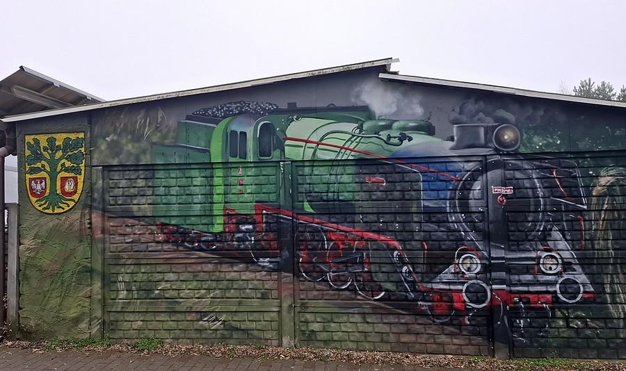 Parowozowy mural