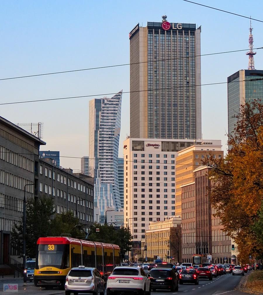 Widok w stronę Centrum z al. Niepodległości