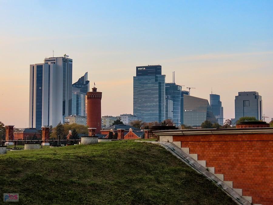 Widok przez Filtry Warszawskie
