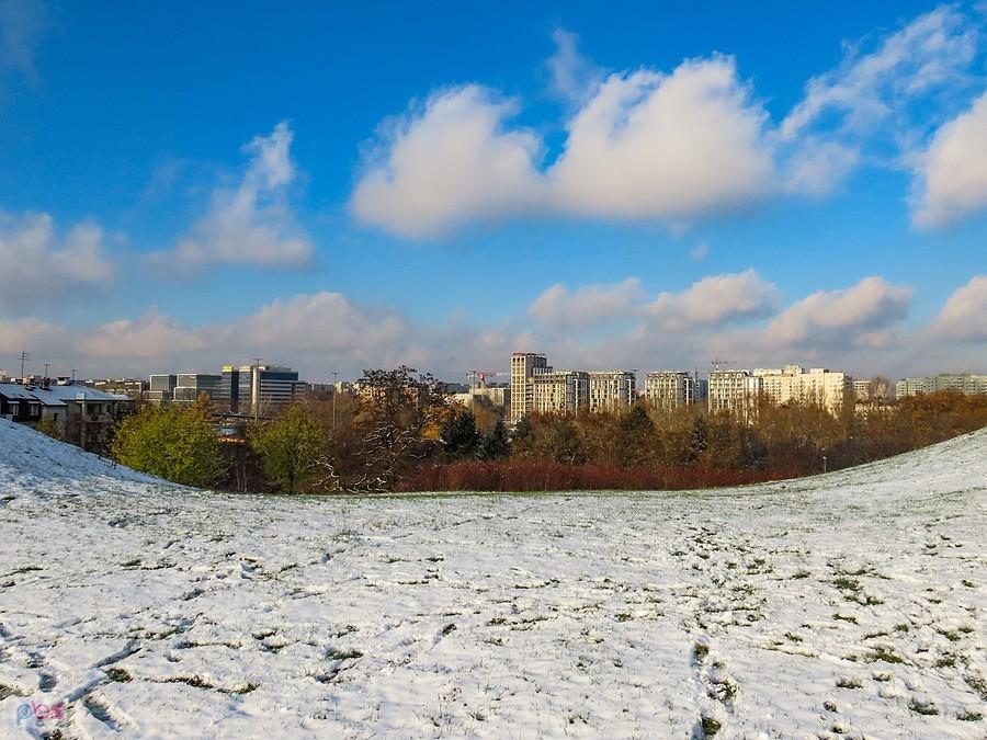 Widok z siodełka na Kopie Cwila