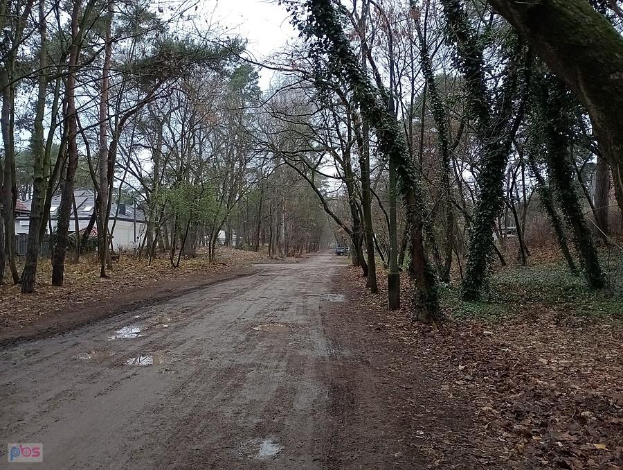 Listopadowa uliczka na Boernerowie