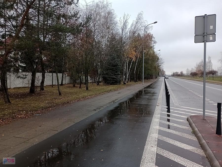Kałuża na ddr dopiero się tworzy