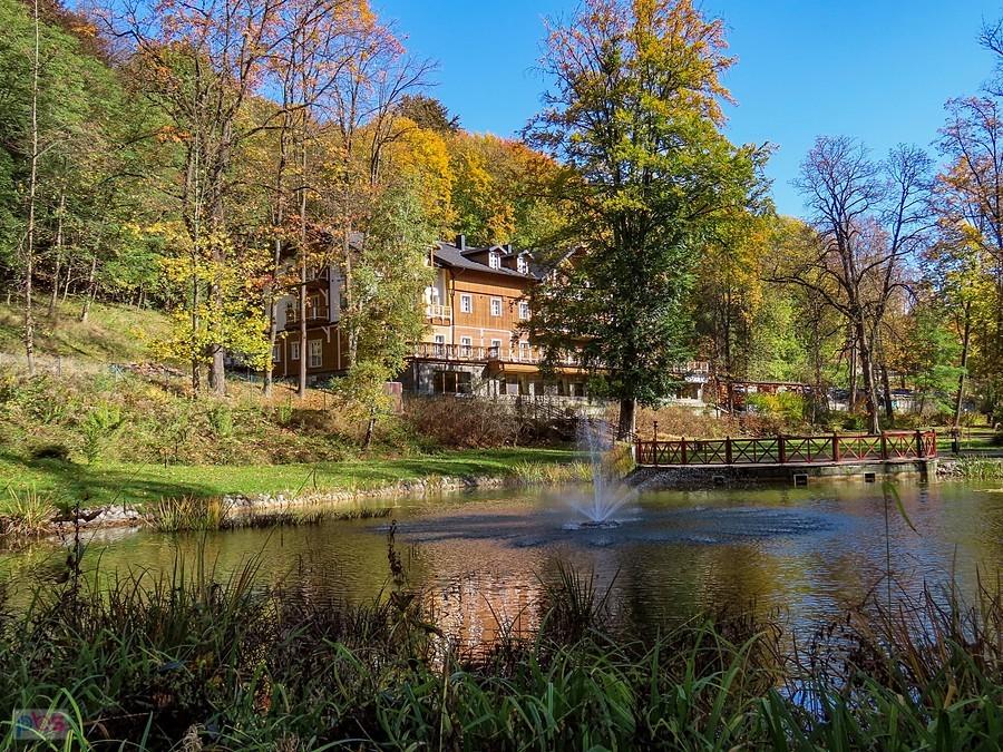 Szczawnica - staw w Parku Dolnym