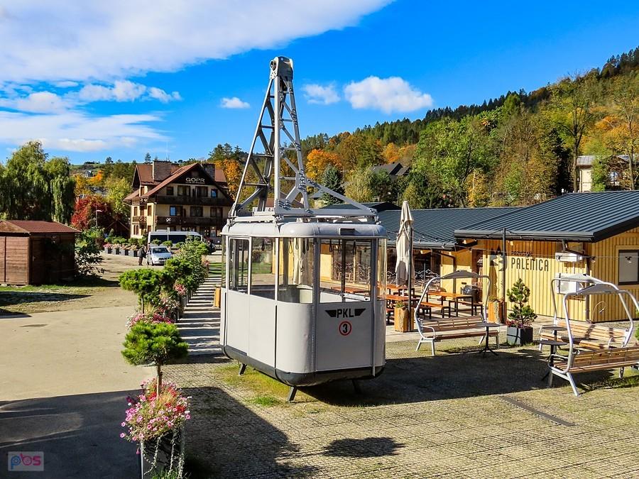 Szczawnica - wagonik kolejki na Kasprowy