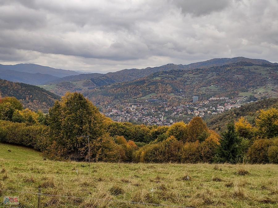 Deszczowe chmury nad Szczawnicą