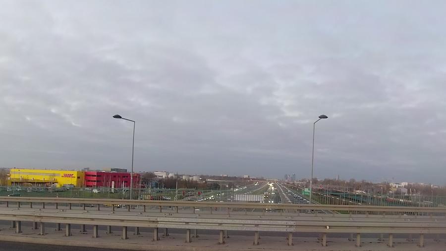 S79 obok lotniska Okęcie