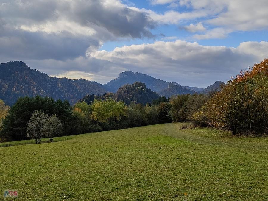 Pieniny z przełęczy pod Szafranówką