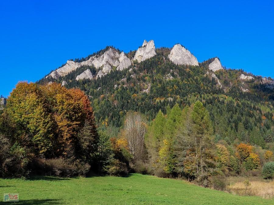 Trzy Korony - widok spod schroniska