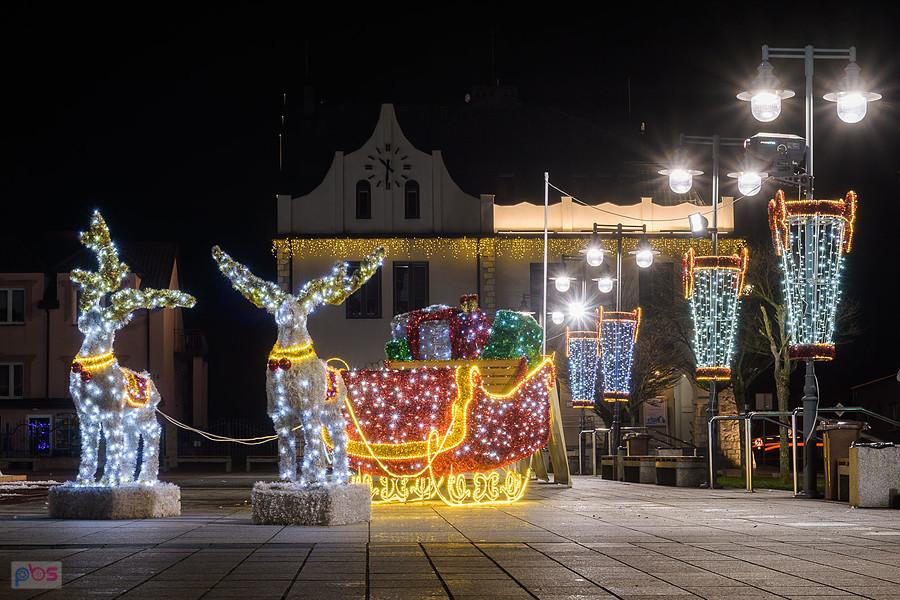 Świąteczny rynek w Olsztynie (pow. częstochowski)