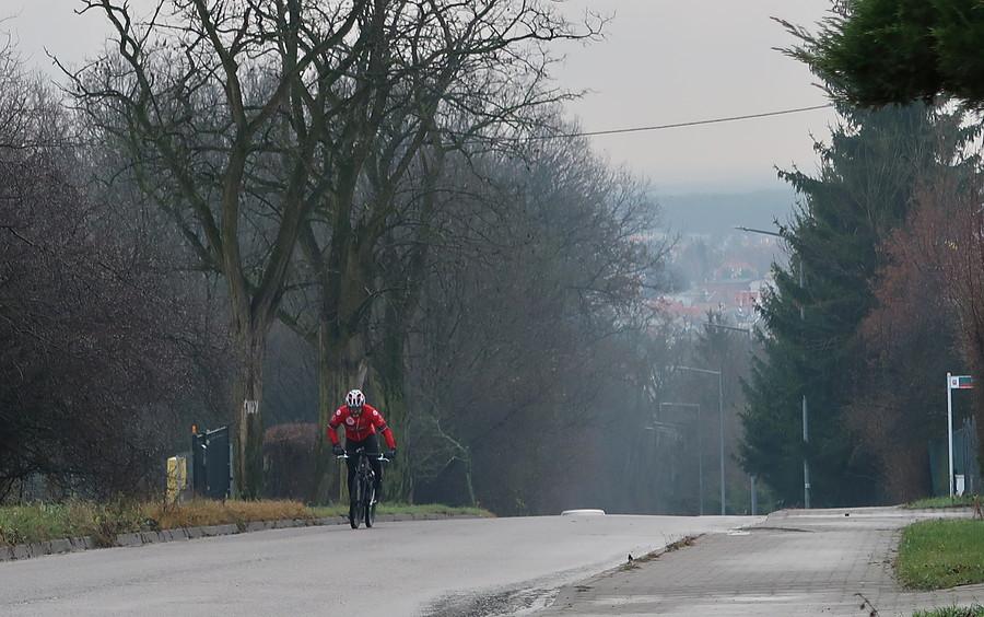 Cały ja w trakcie up/down na Osową Górę