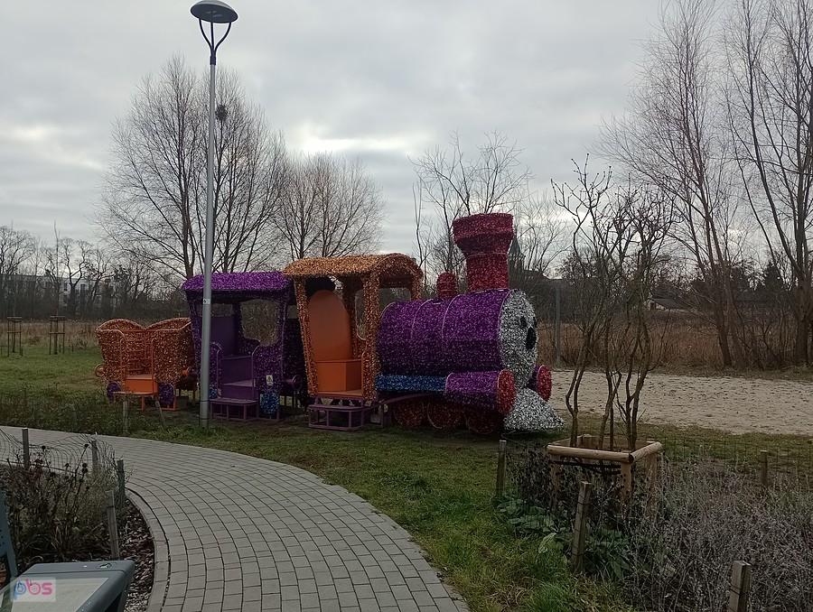 Świąteczna ciuchcia w Borzęcinie
