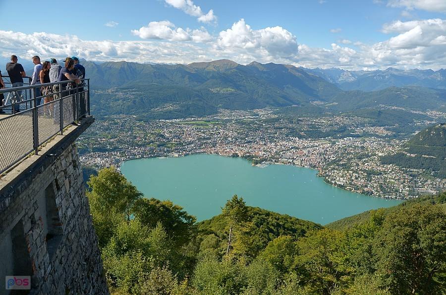 Balcone d'Italia, widok na Lago di Lugano