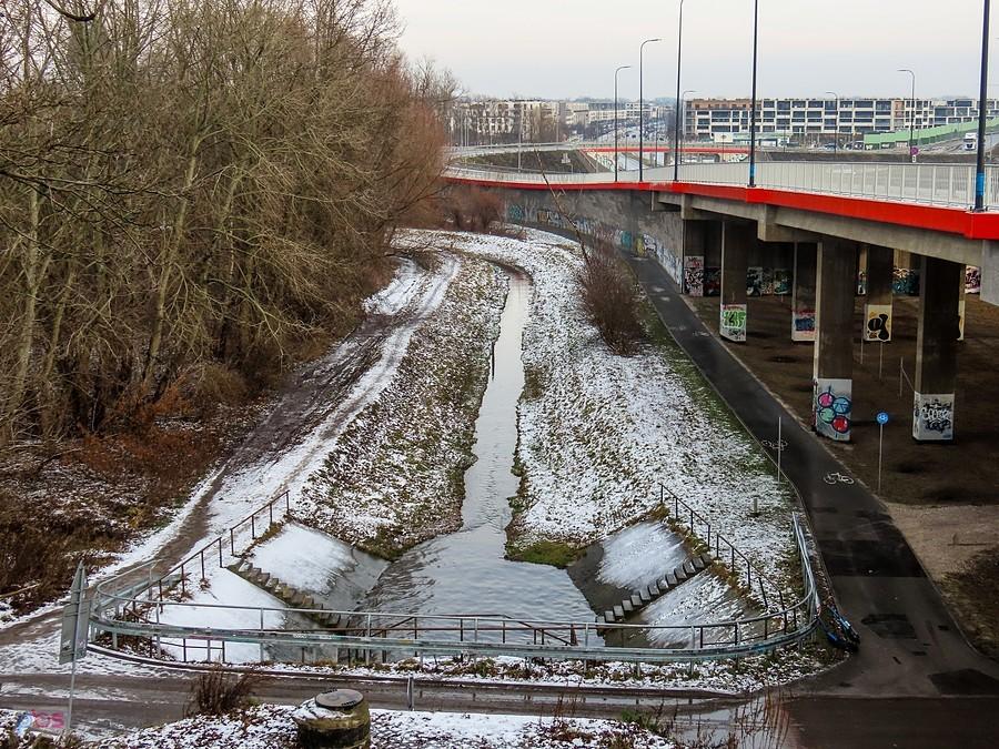 Kolektor ursynowski zasilany stopionym śniegiem