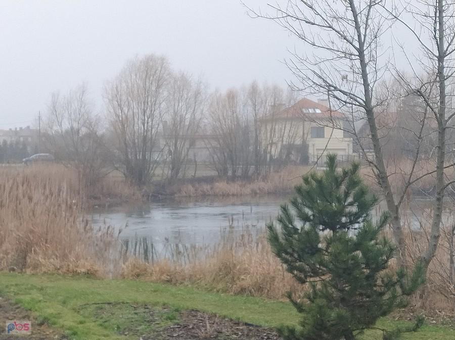 Staw w Bliznem już lekko zamglony