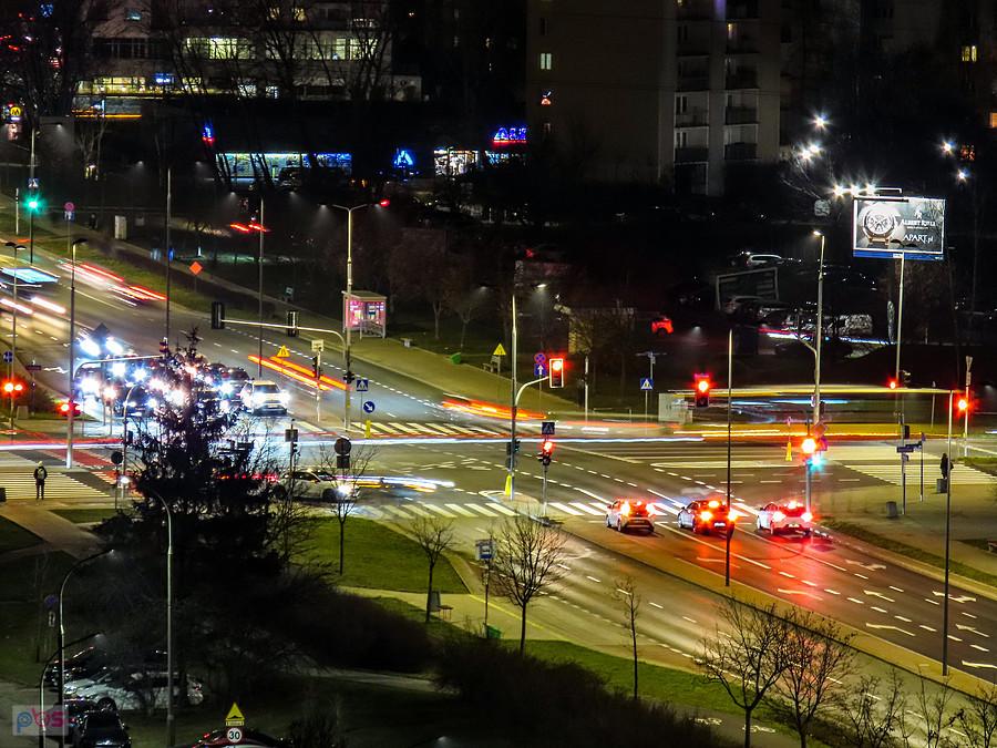 Skrzyżowanie w al. KEN