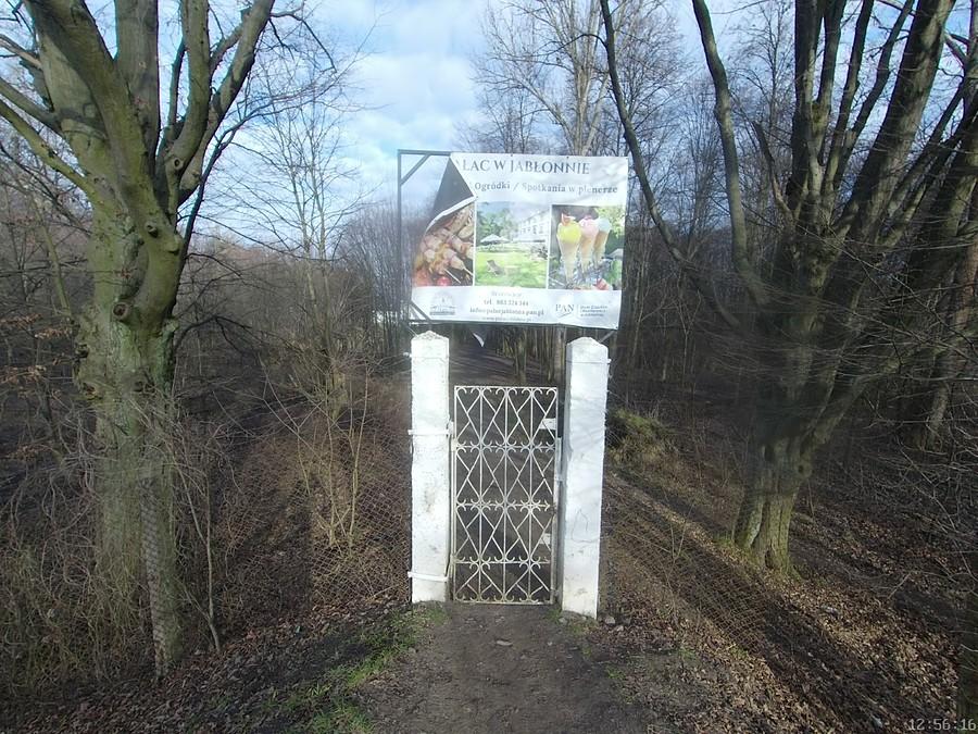 Furtka zamknięta na łańcuch i kłódkę