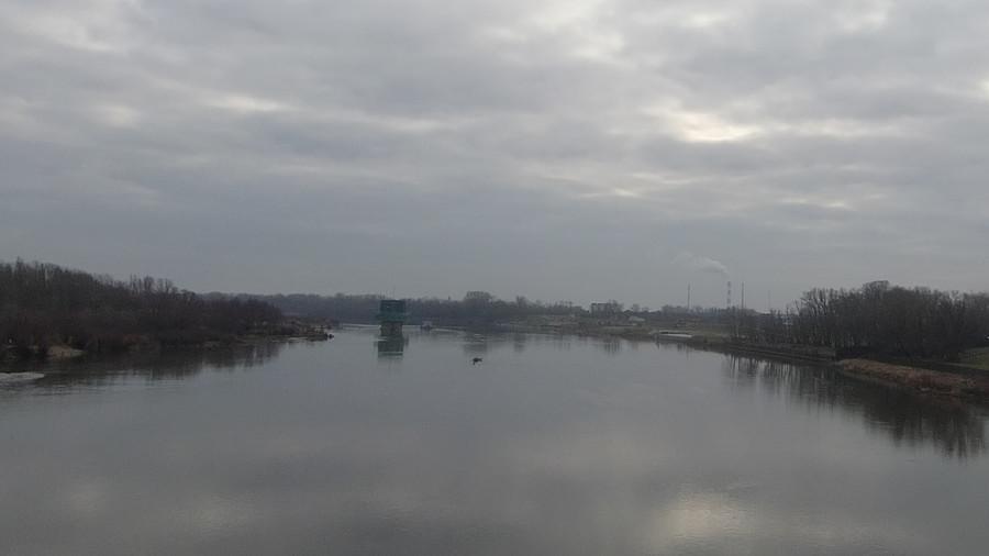 Wisła z Łazienkowskiego