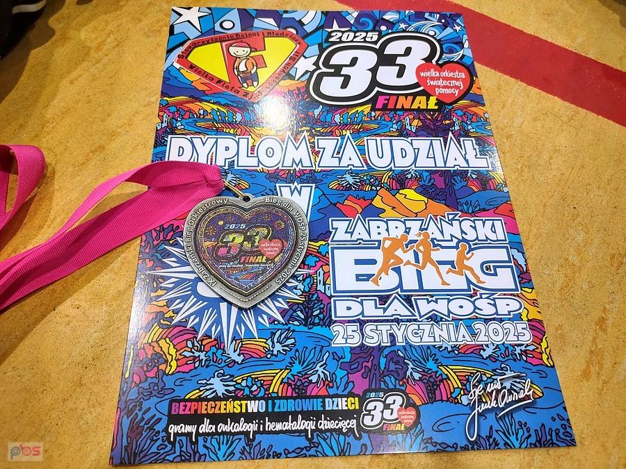 Medal i dyplom WOŚP