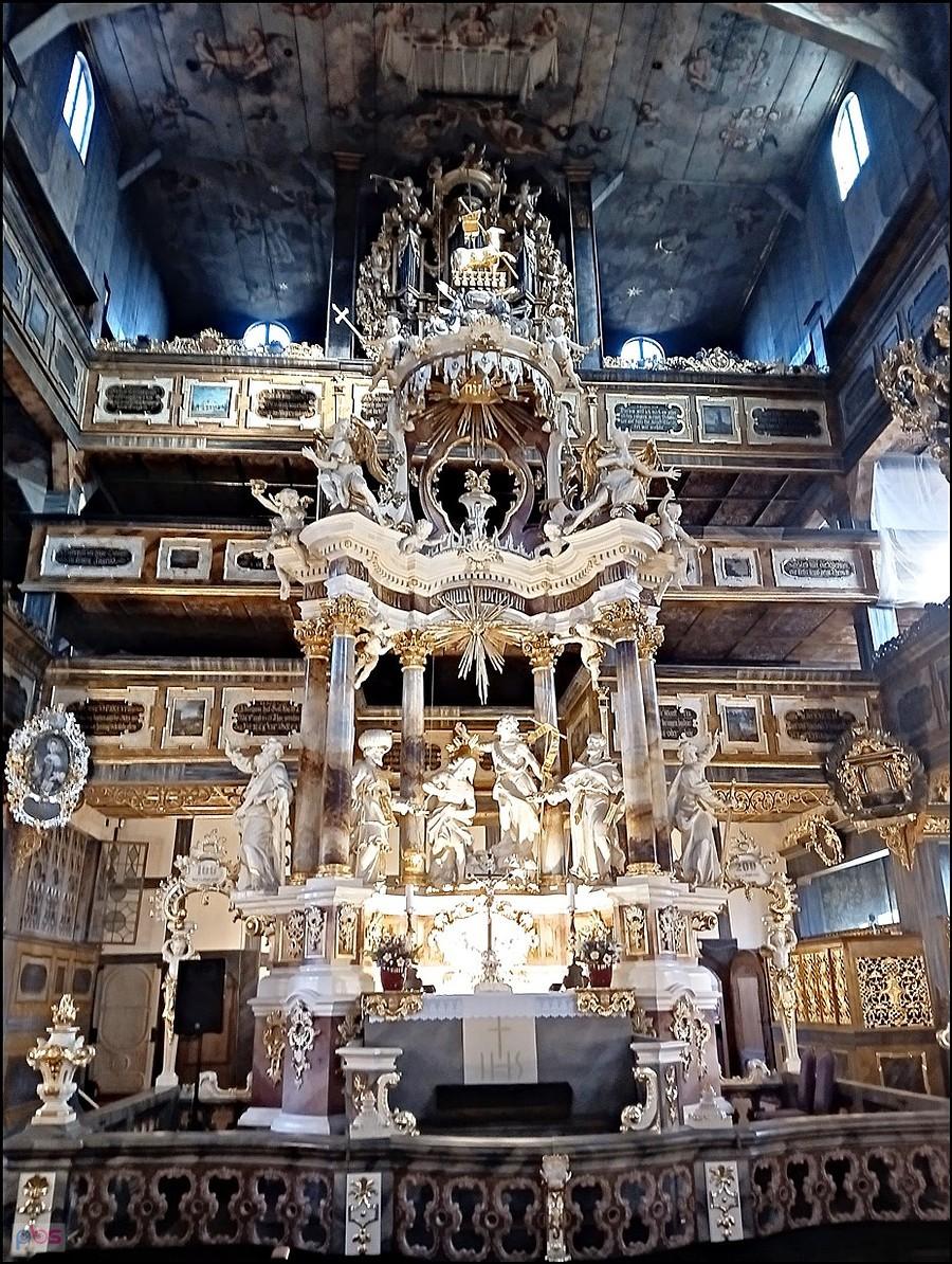Wnętrze Kościoła Pokoju w Świdnicy