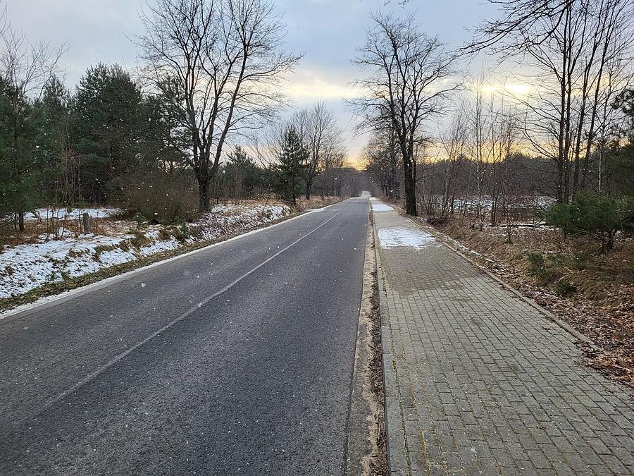 Padający śnieg na Skrajnicy