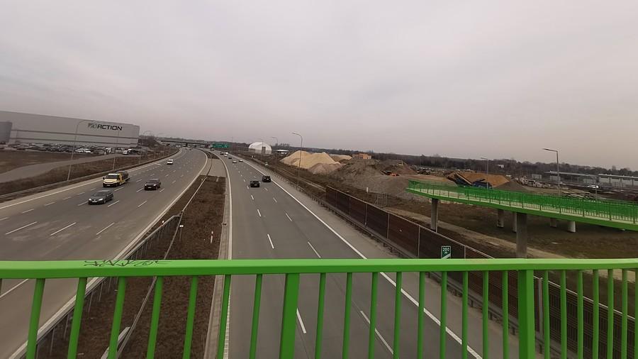 Kładka nad S7 w zamieniu