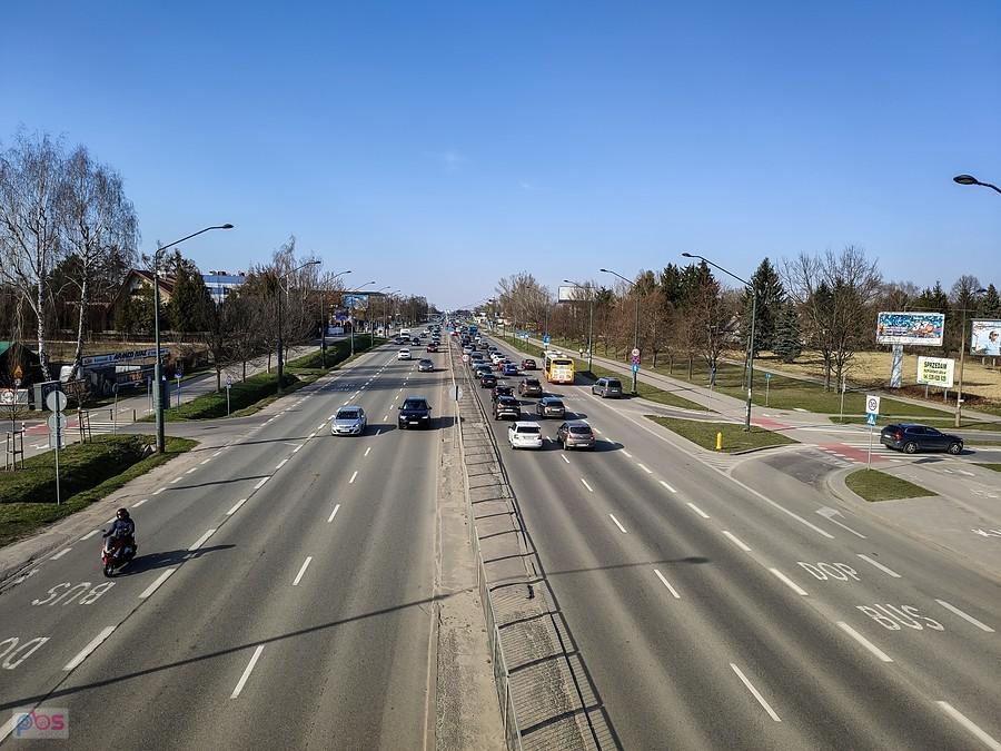 W weekendy Puławska robi się trochę luźniejsza