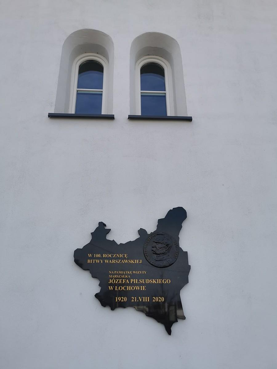 Pamiątka pobytu Piłsudskiego w Łochowie