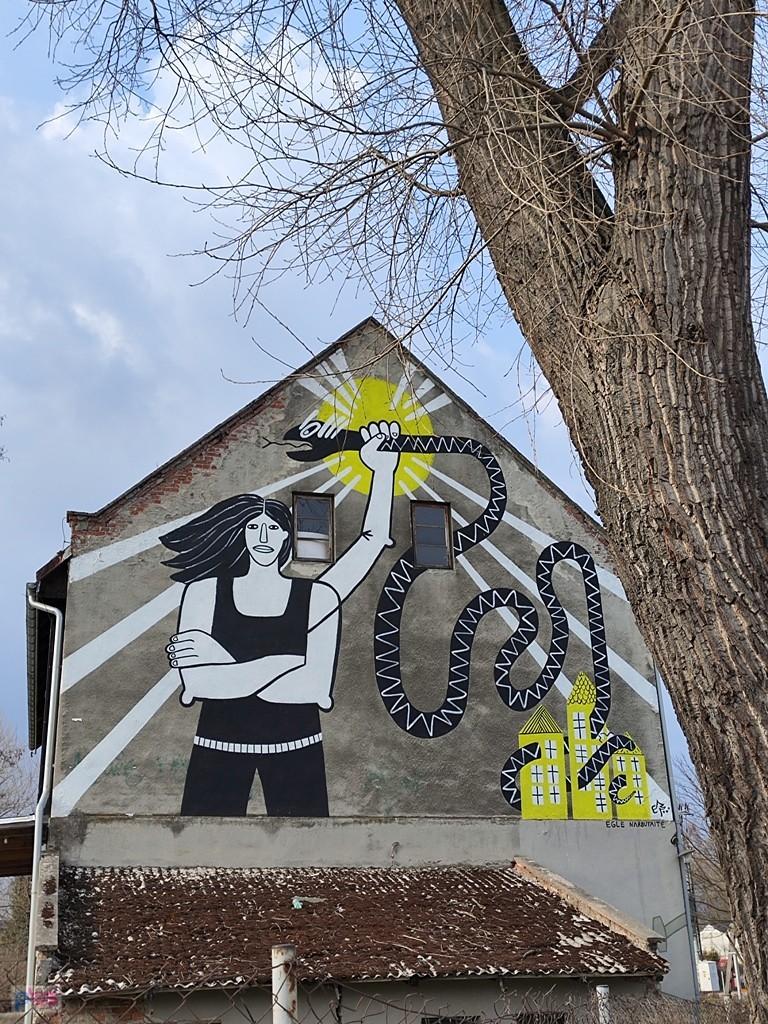 mural w Zabierzowie