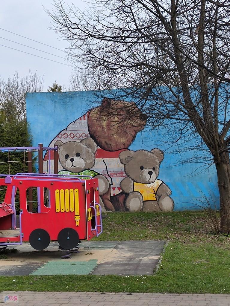 mural w Zabierzowie