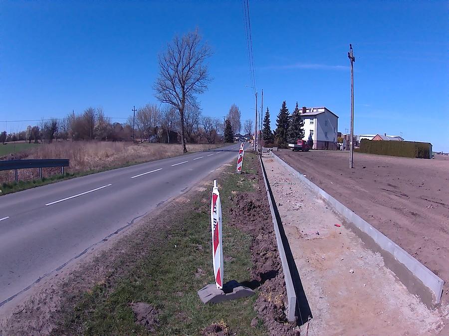 Droga dla rowerów (w budowie)Pogroszew-Pilaszków