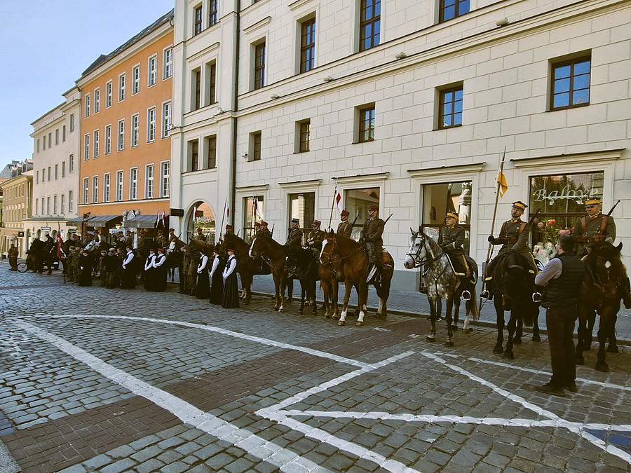 Ułani na ulicach Poznania