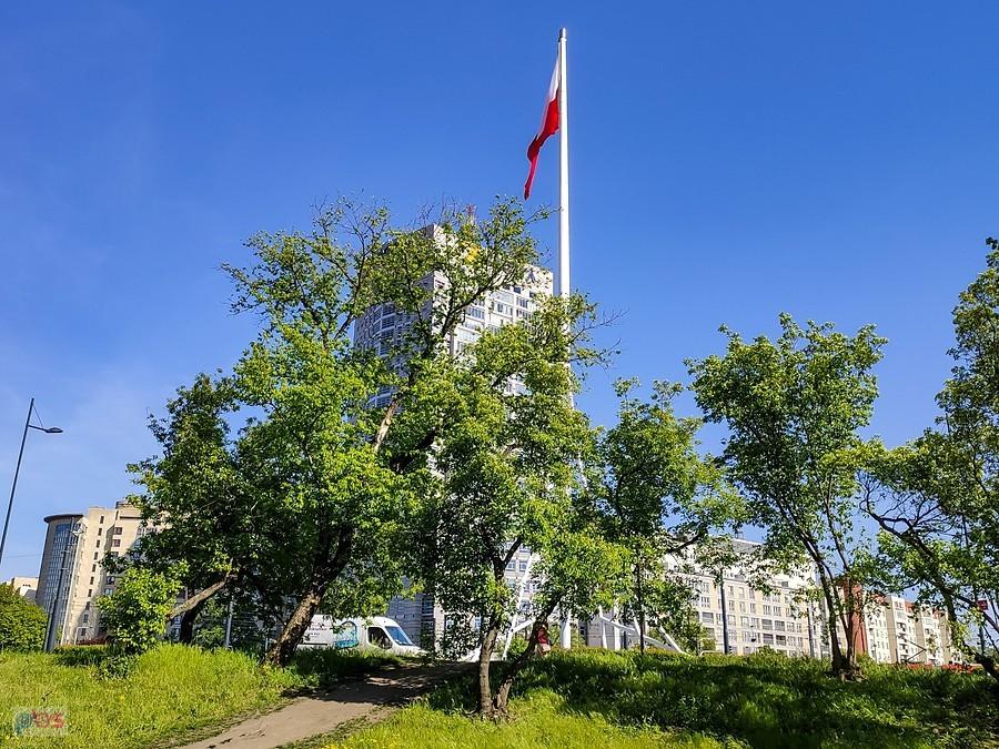 Maszt Wolności z nieco innej niż zwykle perspektywy