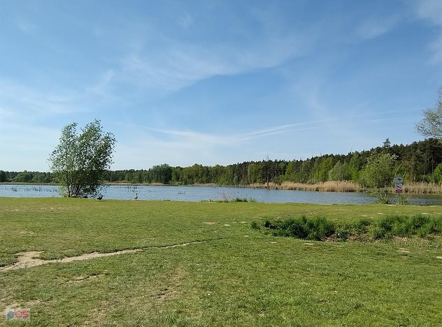 Zbiornik regulujący wody na terenach wokół Truskawia