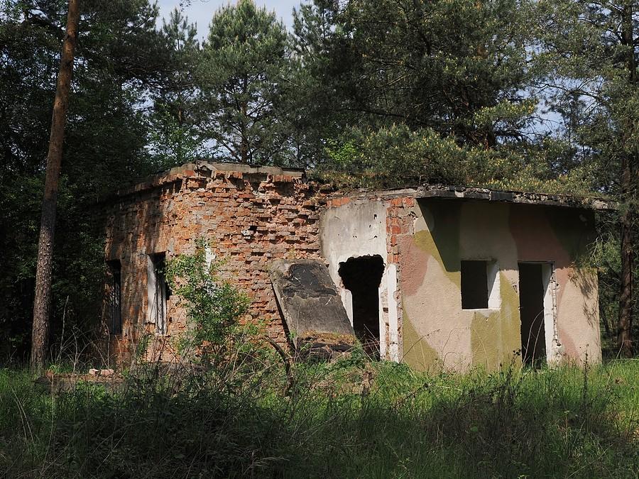 Budynek wybudowany już po 1945 dla NKWD (Obóz pracy Grundheide)