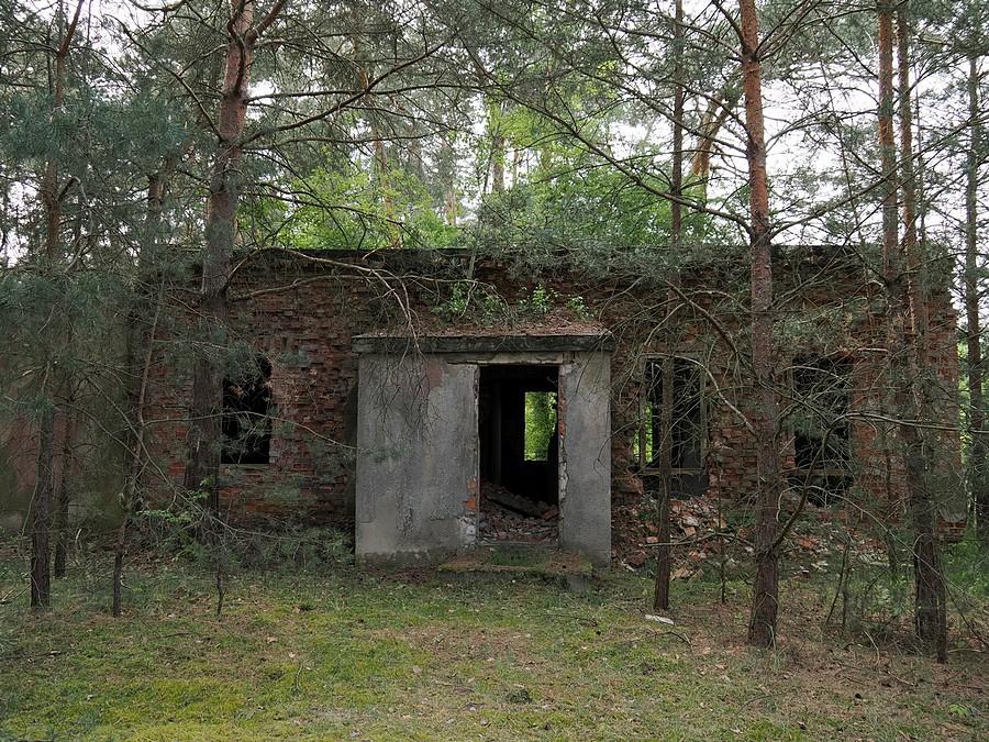 Budynek wybudowany już po 1945 dla NKWD (Obóz pracy Grundheide)