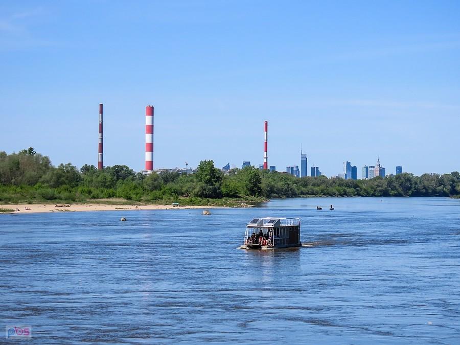 Wisła z Plaży Romantycznej