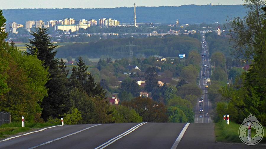 zjazd DK i w dole Zamość