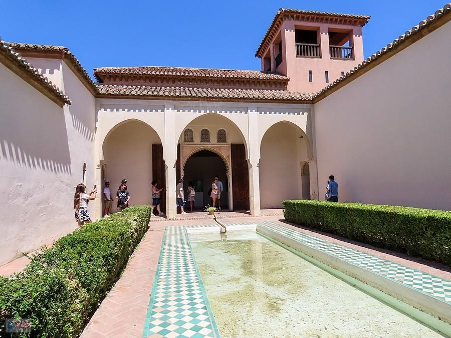 Alcazaba w Maladze - Patio de la Alberca