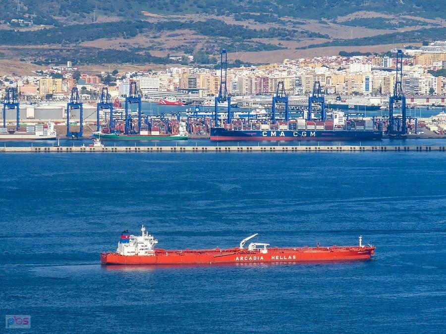 Żurawie portowe w Algeciras